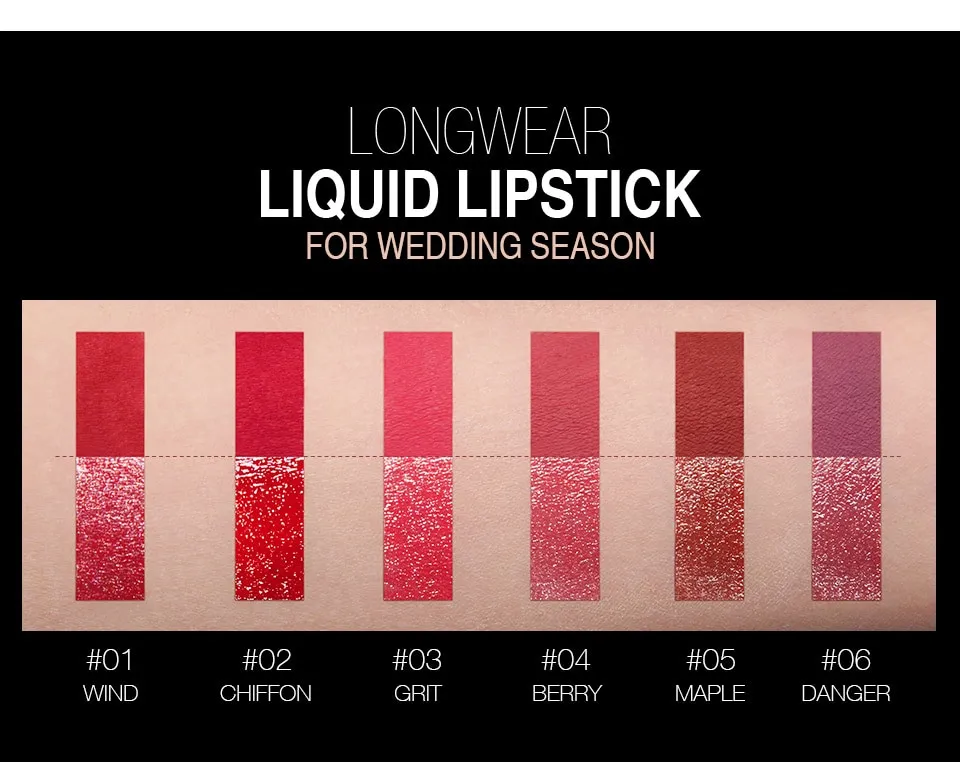 Блеск для губ 2 в 1 матовый O.TWO.O Lip Color 3.5 ml (арт. 6034)