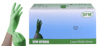Ригла Перчатки неопудренные (смесь латекс/нитрил) SFM размер S (100 шт)