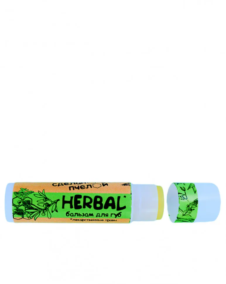 Бальзам для губ Сделано пчелой Herbal 5 гр