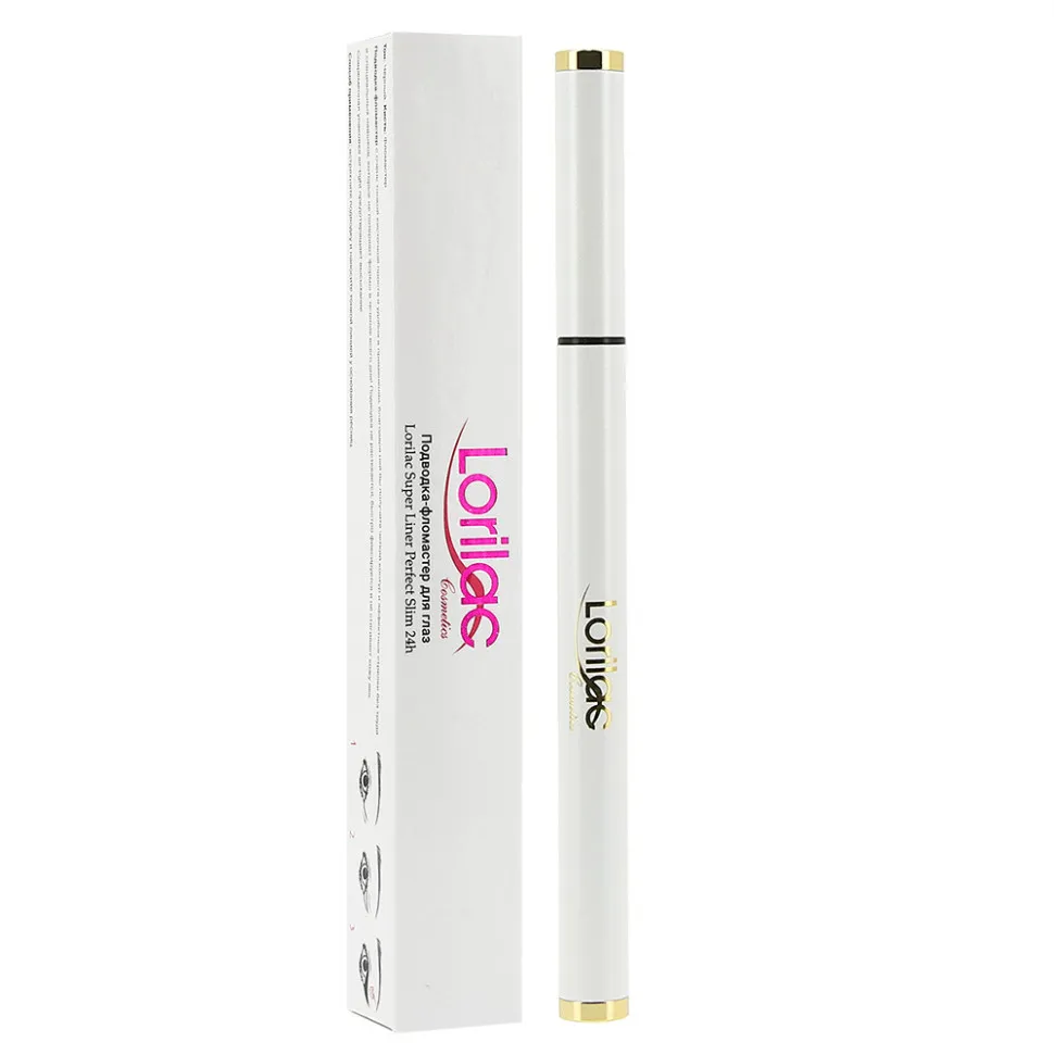 Подводка фломастер для глаз черная Lorilac 2 ml арт. 1