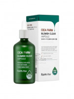 Высокоактивная ампульная эссенция против несовершенств кожи FarmStay Cica Farm Blemish Clear Ampoule 100 ml