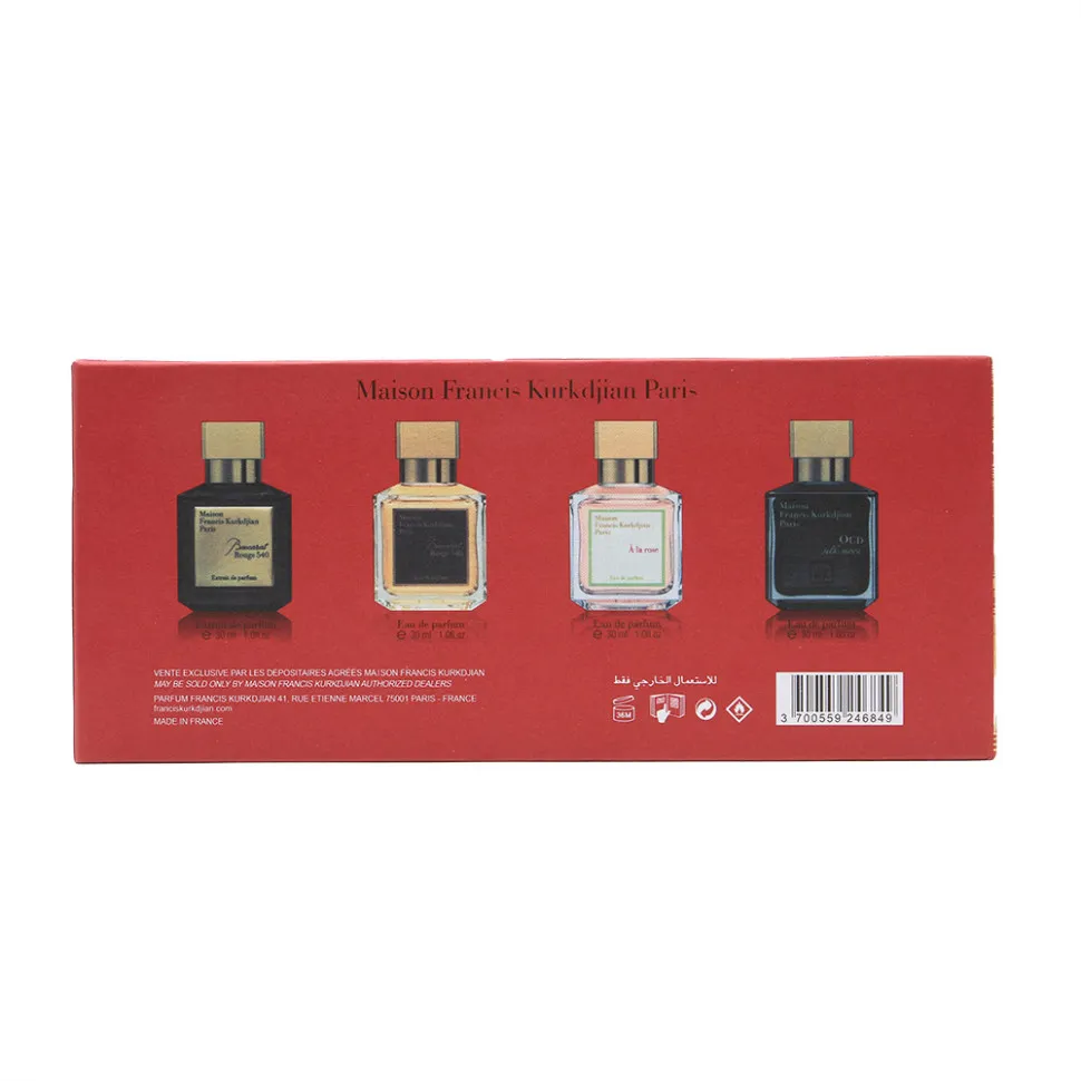 Подарочный набор Maison Francis Kurkdjian Collection extrait красный 4x30 ml