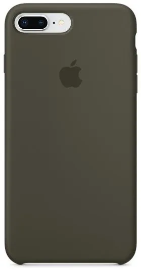 Силиконовый чехол для Айфон 7/8 Plus -Тёмно-оливковый (Dark Olive)