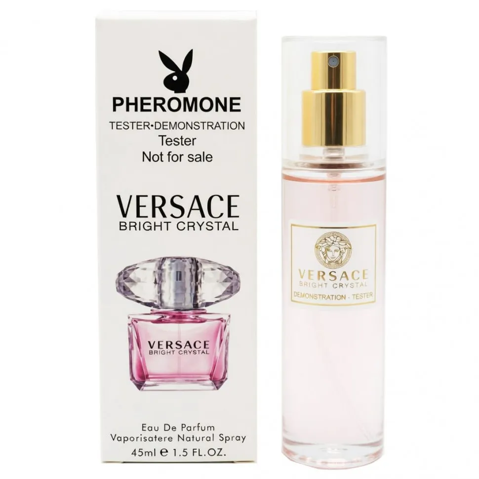 Тестер с феромонами Versace Bright Crystal for women  45 ml