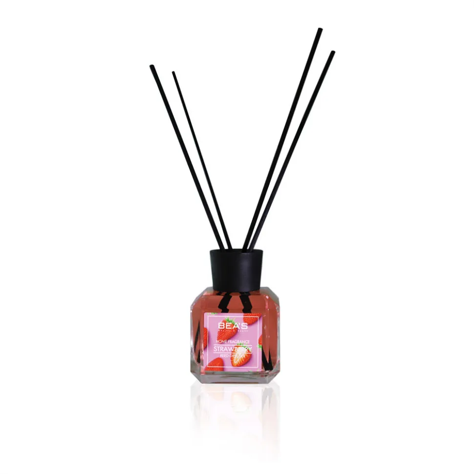 Ароматический диффузор с палочками Beas Strawberry - Клубника 120 ml