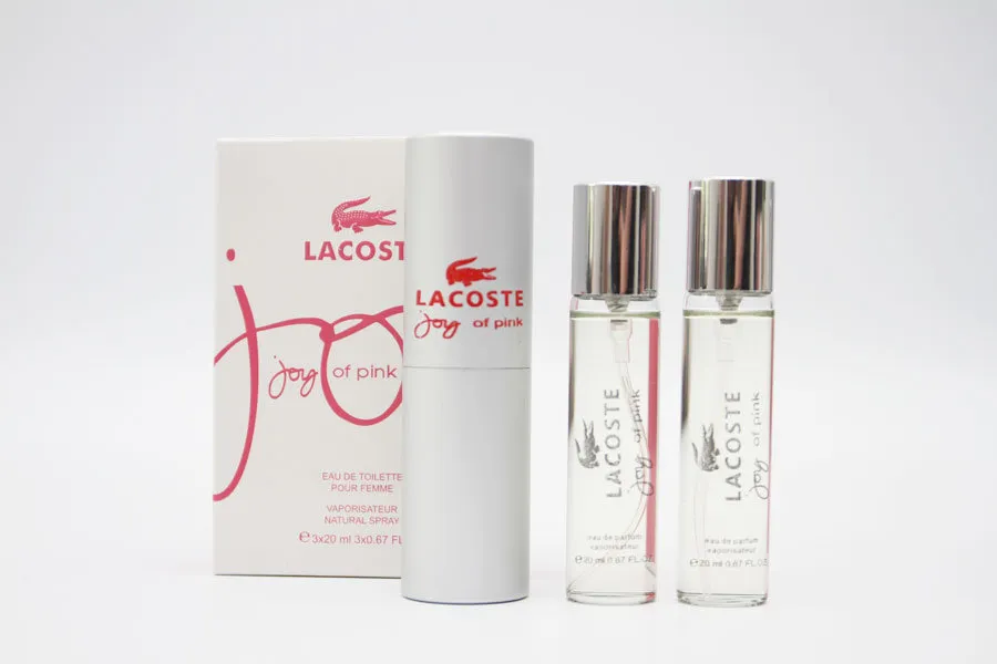 Туалетная вода 3*20 ml Lacoste Joy of pink