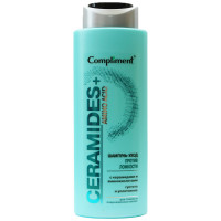 Compliment CERAMIDES+AMINO ACID ШАМПУНЬ-УХОД ПРОТИВ ЛОМКОСТИ для тонких и поврежденных волос, 400 ml
