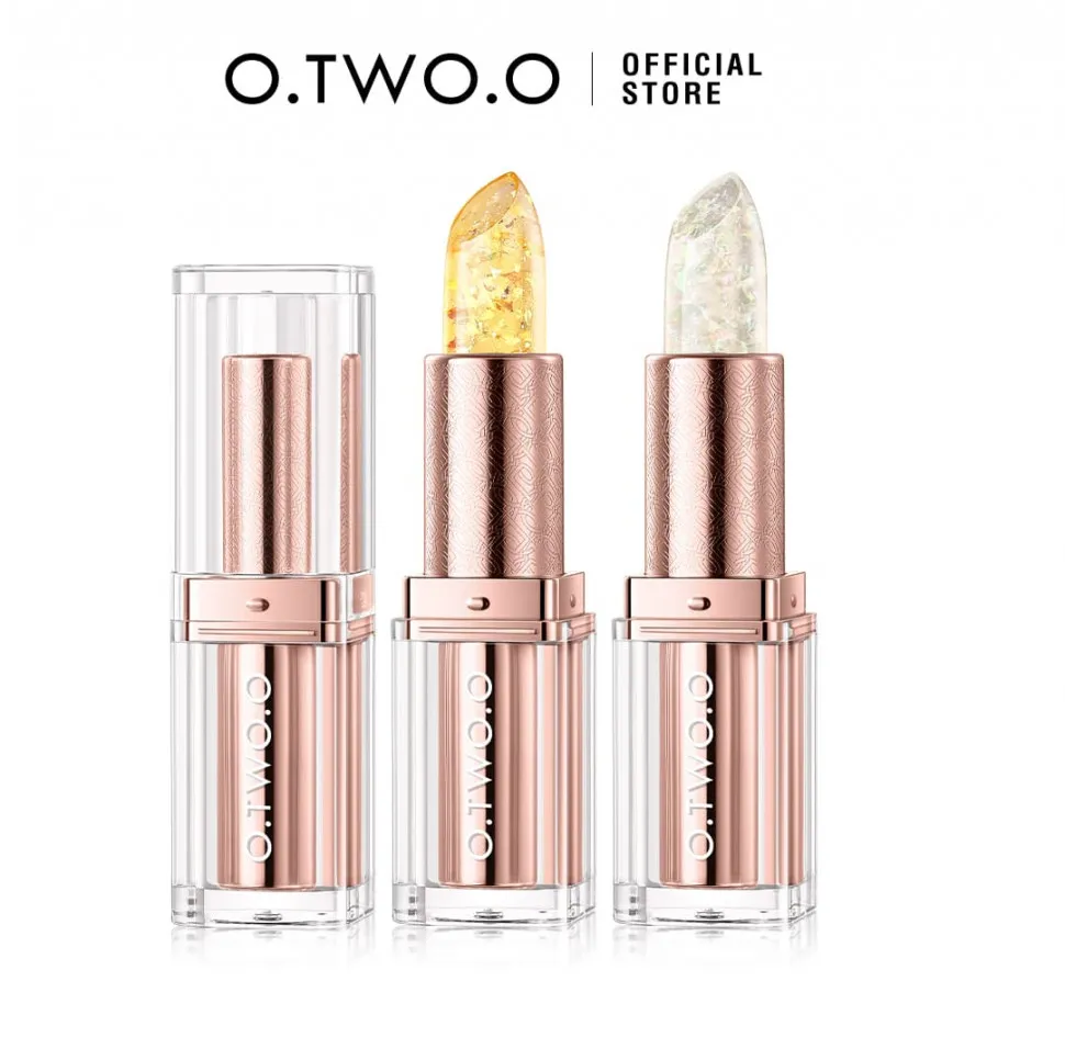 HC018-02 O.TWO.O Губная помада с золотистым эффектом и термоизменением