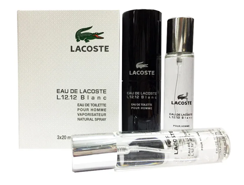 Туалетная вода 3*20 ml Lacoste Eau De Lacoste L.12.12 Blanc