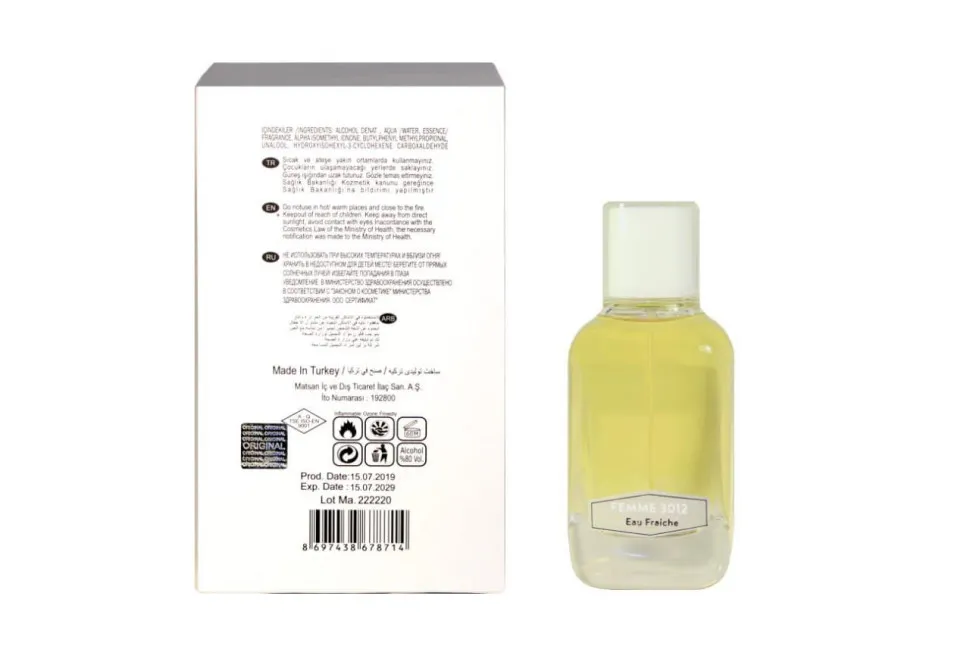 NROTICuERSE Narcotic Femme 3012 eau Fraiche 100 ml