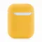 Силиконовый чехол для Эпл ЭирПодс 2 Silicone Case (желтый)