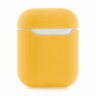 Силиконовый чехол для Эпл ЭирПодс 2 Silicone Case (желтый)