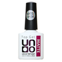 Верхнее покрытие UNO Matte LED/UV top coat (без mlипкого слоя с матовым эффектом), 10 ml