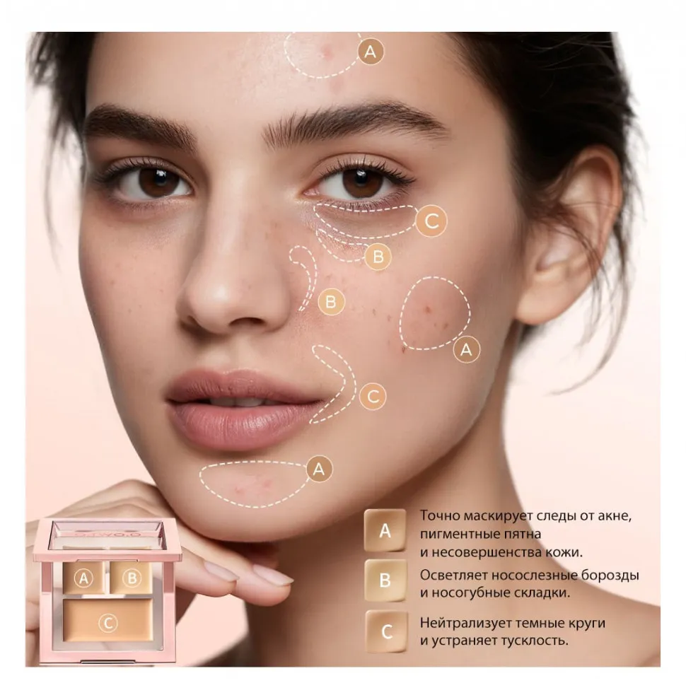 HC014-02 O.TWO.O Консилер с увлажняющим покрытием