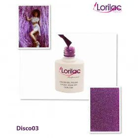 Гель-лак Lorilac серия Disco 3 - 10 ml