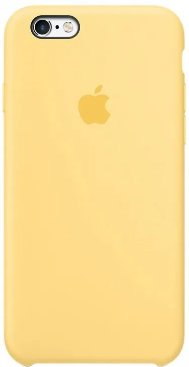 Силиконовый чехол для Айфон 6/6s -Желтый (Yellow)