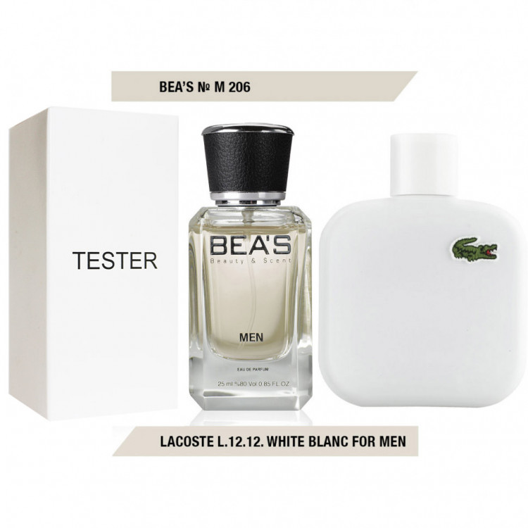 Тестер Beas Lacoste L.12.12. White Blanc Men 25 ml арт. M 206