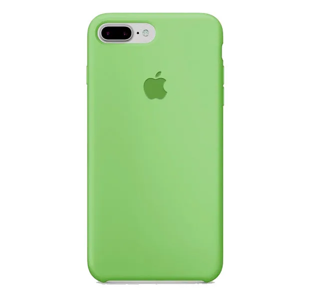 Салатовый силиконовый чехол для Айфон 7/8 Plus Silicone Case