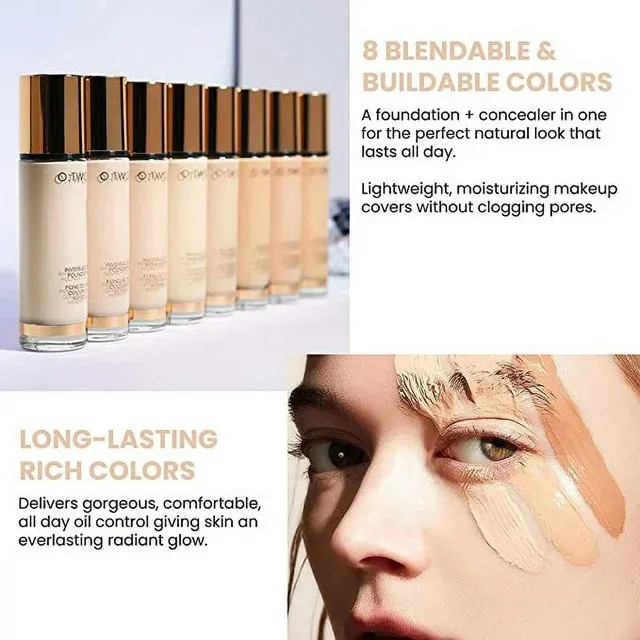 Тональный крем O.TWO.O Gold Invisible Cove Foundation  30 ml (9983) #2