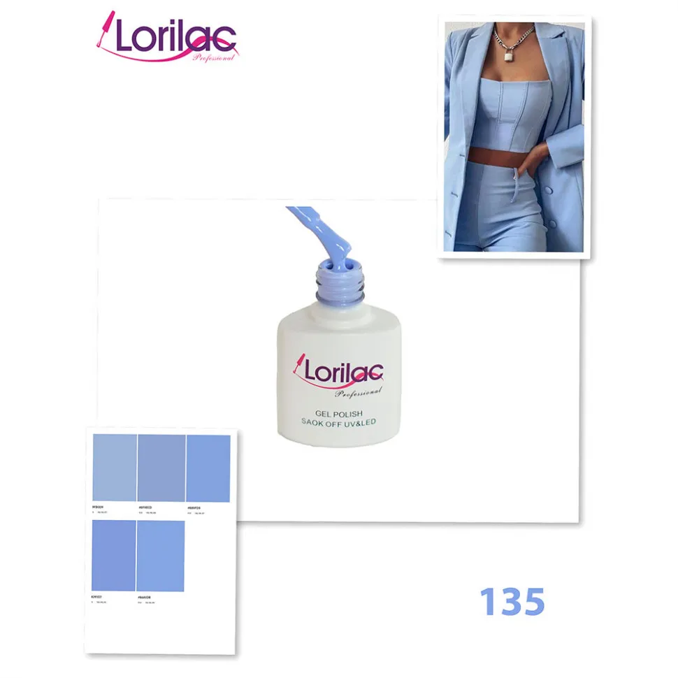 Гель-лак Lorilac -135 10 ml