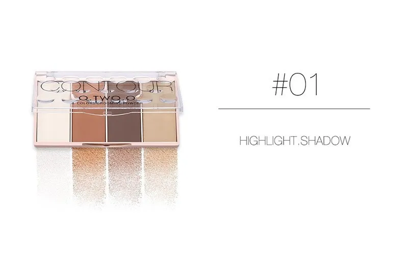 Хайлайтер Contour O.TWO. Grooming Powder 4 цвета 24g арт. N9110B