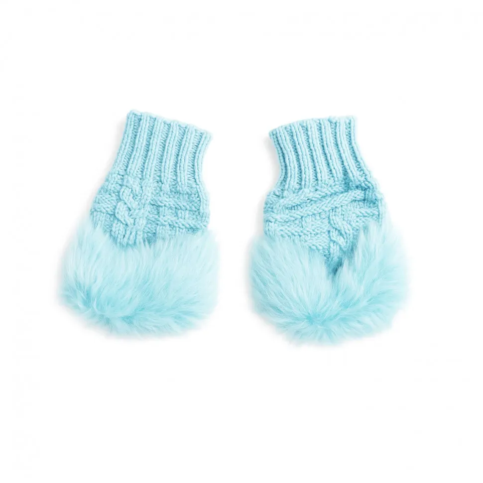 Голубые митенки