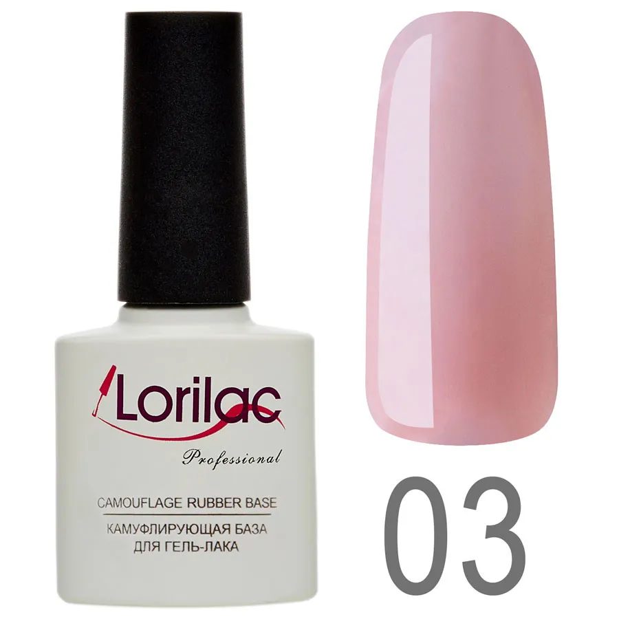 Lorilac камуфлирующая база для гель-лака 10 ml #3