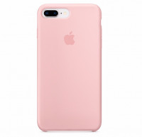 Жемчужно-розовый силиконовый чехол для Айфон 7/8 Plus Silicone Case