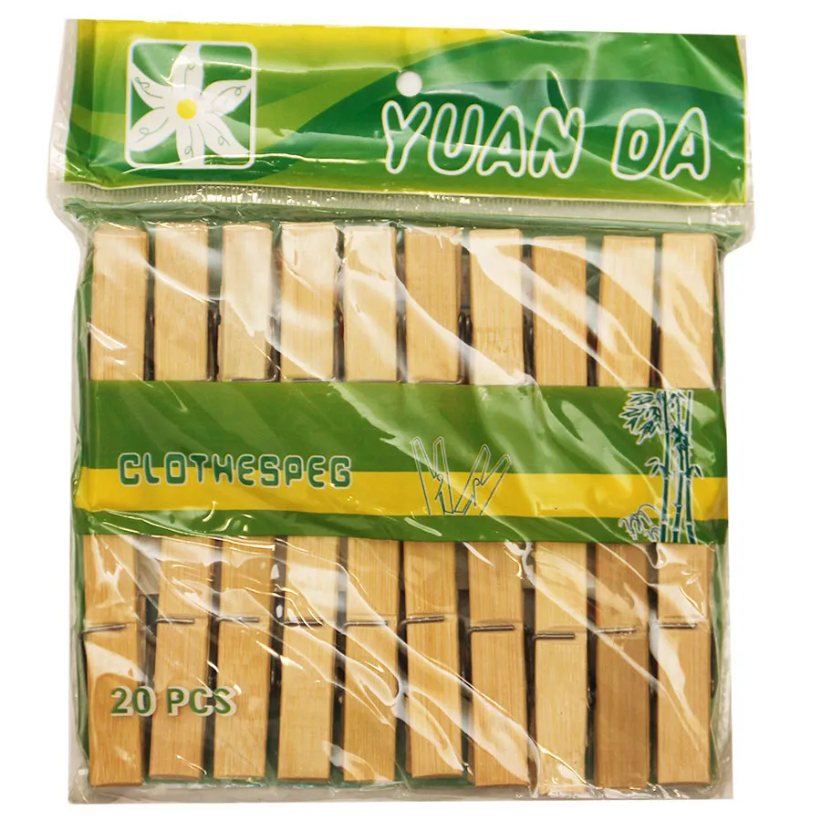 Набор прищепок бельевых, 20 шт