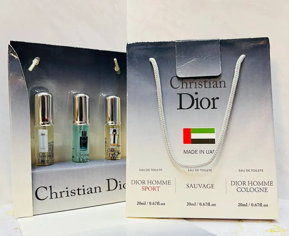 Подарочный парфюмерный набор Dior 3x20 ml ОАЭ