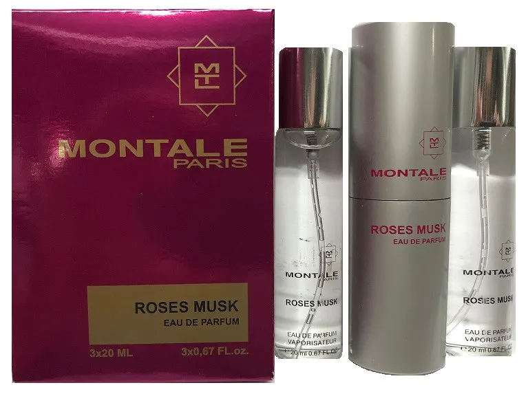 Парфюмерная вода 3*20 ml Montale Roses Musk