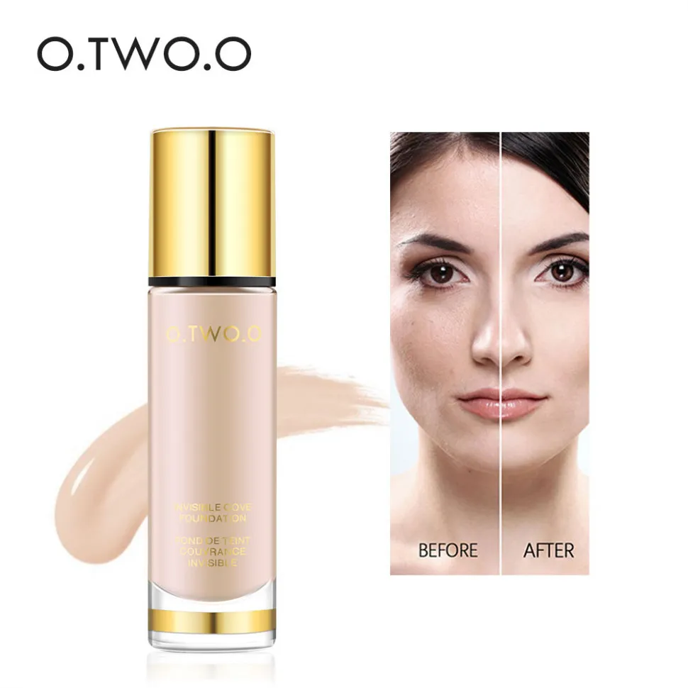 Тональный крем O.TWO.O Gold Invisible Cove Foundation  30 ml (9983) #08