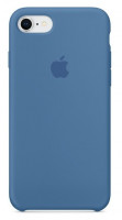 Силиконовый чехол для Айфон 7/8 - Синий деним (Denim Blue)