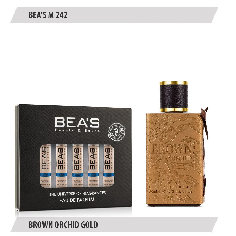 Парфюмерный набор Beas Brown Orchid Gold men 5*5 ml M 242
