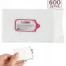 Безворсовые твердые салфетки для маникюра Lorilac - 600 шт.