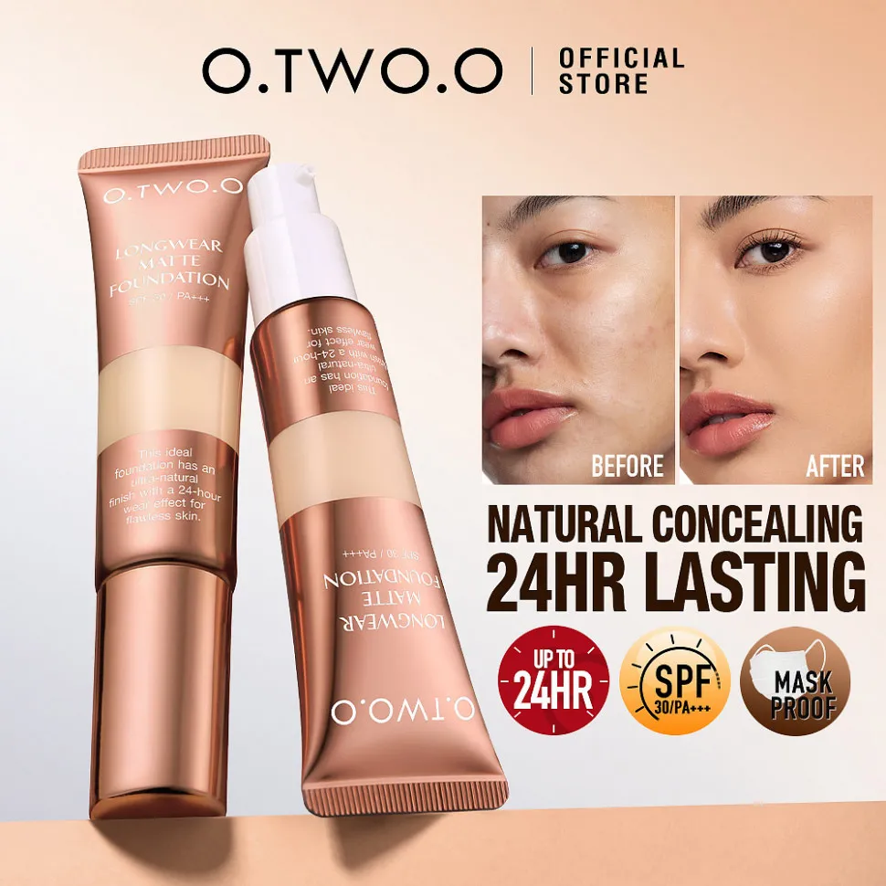 Консилер O.TWO.O Long Wear Matte Finish Liquid Foundation SC059 - #110