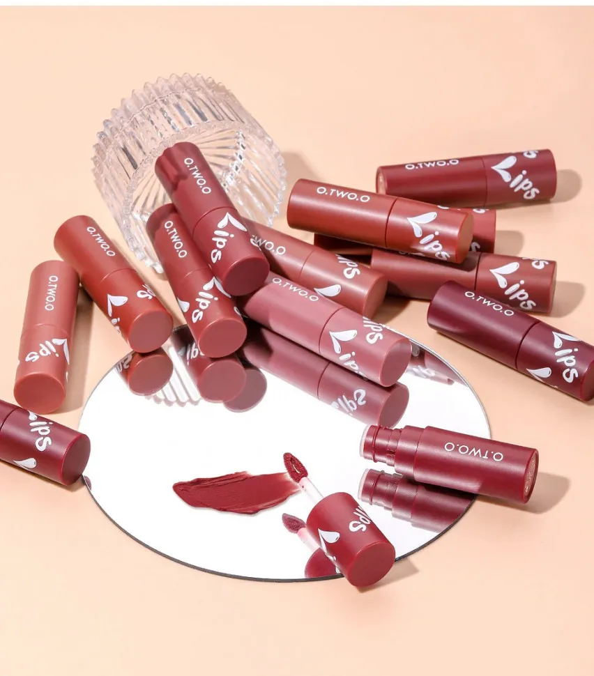 Матовая губная жидкая губная помада O.TWO.O 2 мл - арт 9144 #02 Темно-розовый