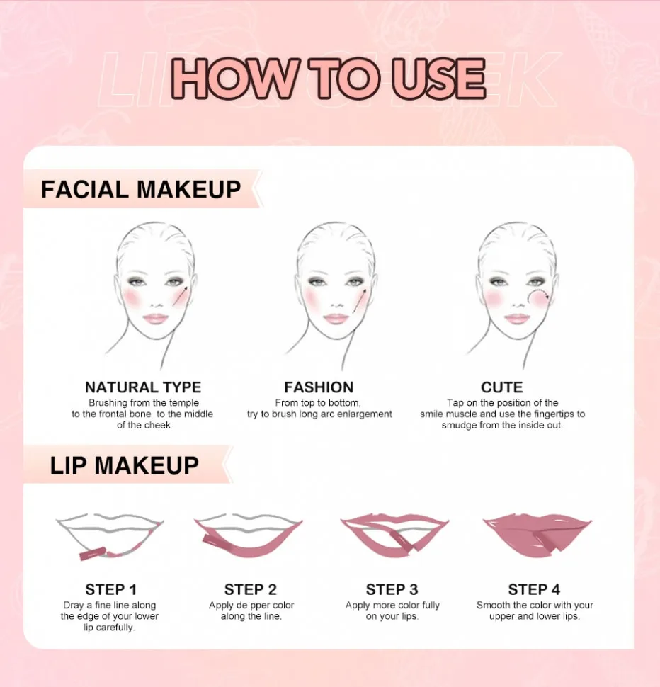 Тинт для губ 2 в 1 O.TWO.O арт. YJ005-01 №4 (Strawberry Love Hickey) 6.5 g.