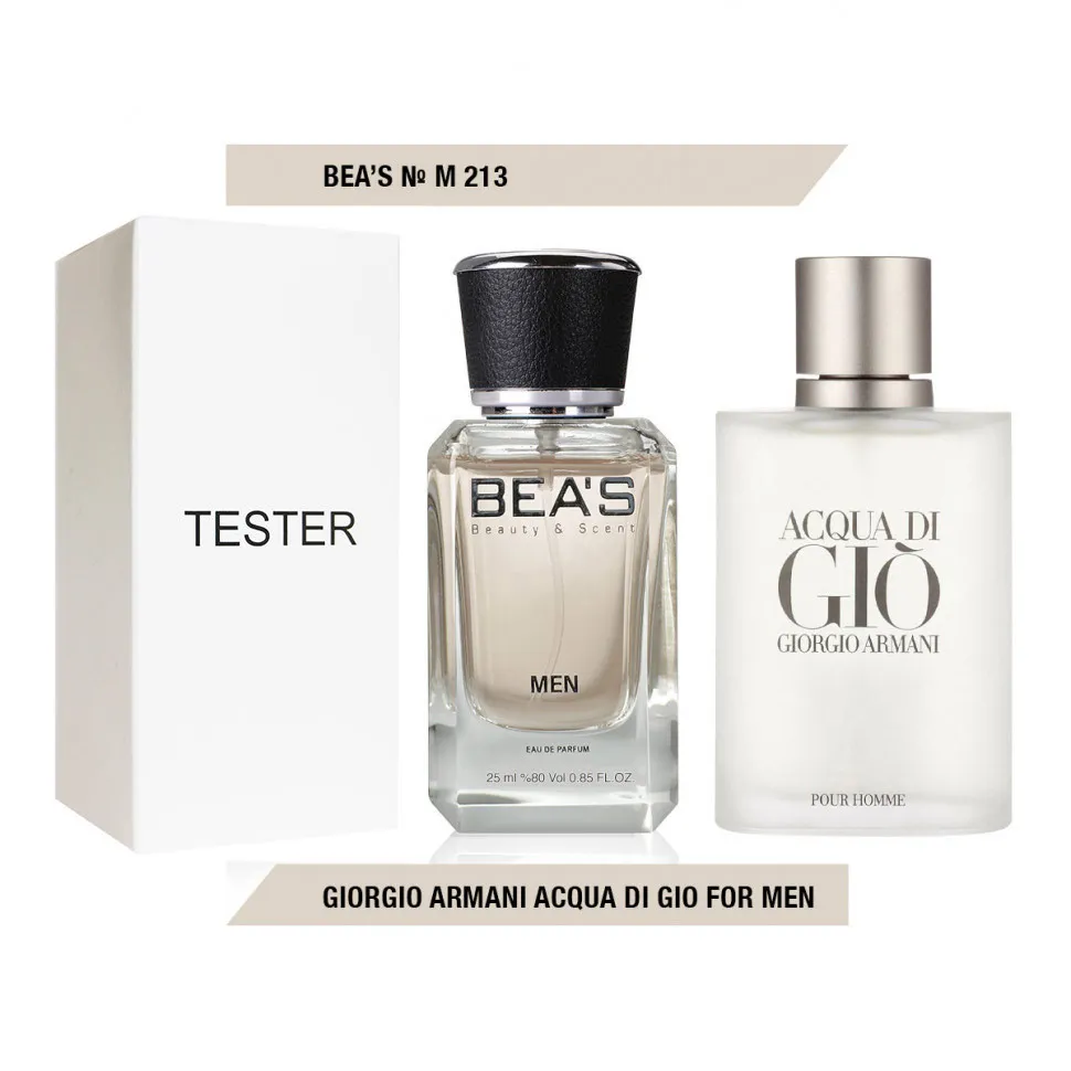 Тестер Beas Джорджо Армани Acqua Di Gio Men 25 ml арт. M 213