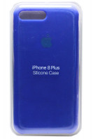 Силиконовый чехол для Айфон 7/8 Plus ярко-синий