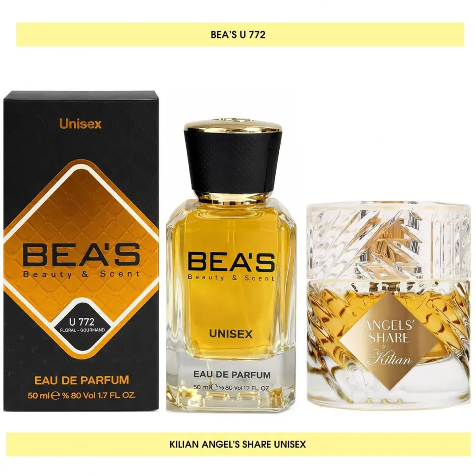 Парфюм BEA'S 50 ml U 772 Kilian Angel's Share unisex