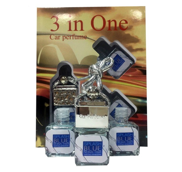 Car perfume Antonio Banderas "Splash Blue Seduction" for men ( 3 in 1)