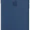 Силиконовый чехол для Айфон 7/8 -Тёмный кобальт (Blue Cobalt)