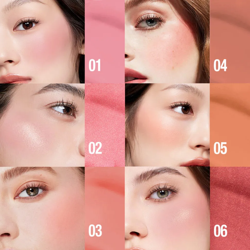 O.TWO.O Жидкие румяна арт. HC002 - #01 - Темно-розовый