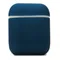 Силиконовый чехол для Эпл ЭирПодс 2 Silicone Case (синий)