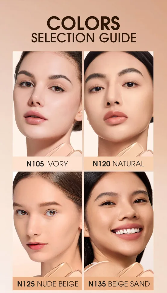 Крем-пудра для лица O.TWO.O SC067 - #105 - Слоновая кость