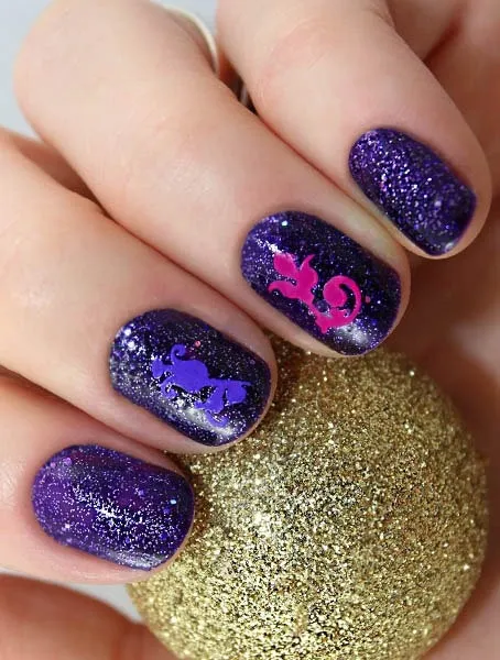 Трафареты для дизайна ногтей Esmalte T 54