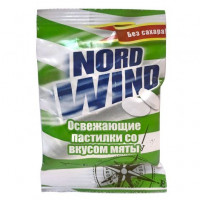 NordWind пастилки без сахара с витамином С (мята) 25g