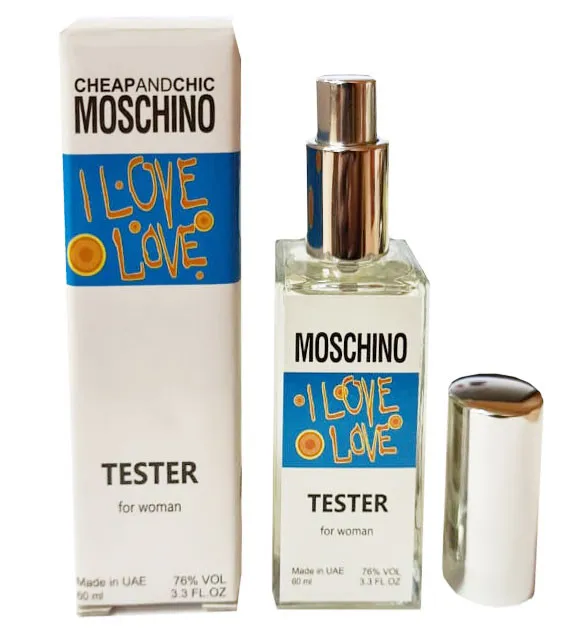 Тестер Moschino Cheap and Chic I Love Love for women 60 ml ОАЭ