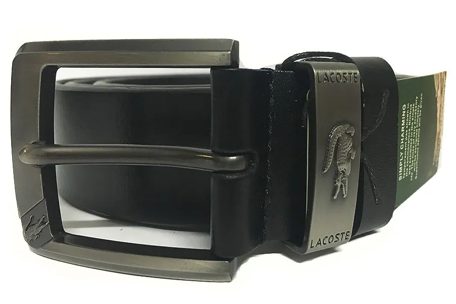 Мужской ремень Lacoste (в подарочной коробке)